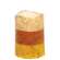 Grungy Candy Corn Timer Pillar, 4"