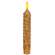 Burnt Ivory Vintage Twist Flicker Flame Timer Taper, 6.25"