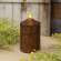 Burnt Mustard Flicker Flame Timer Cake Pillar, 5" #85253