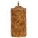 Burnt Ivory Flicker Flame Timer Cake Pillar, 6" #85257