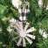 Sparkle Windmill Ornament w/Black & White Buffalo Check Hanger #91013