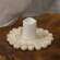 Corn Husk Flower Shape Candle Mat, Large HAC2409;