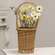 Natural Willow Flower Basket w/Handle HAC2414;