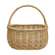 Natural Willow Oval Gathering Basket w/Handle HAC2415