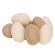 Natural & Ivory Burlap Eggs, 9/Set SR16631