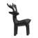 #14460 Cast Iron Standing Reindeer Figurine