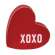 Small Chunky XOXO Heart Sitter #35852
