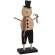 Tall Wooden Top Hat Snowman on Base with Candy Canes #37870