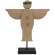 Distressed Wooden Angel on Base #37874