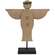 Distressed Wooden Angel on Base