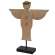 Distressed Wooden Angel on Base #37874