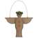 Distressed Wooden Angel Ornament