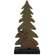 Wooden Pine Tree & Reindeer on Base #37878