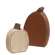 2 Set, Smooth Distressed Wooden Pumpkin Sitters