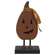 Primitive Wooden Smiling Jacko on Base #37889