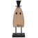 Wooden Top Hat Boo Ghost on Base