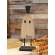 Wooden Top Hat Boo Ghost on Base #37890