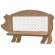37997 Folding Chicken Wire & Wood Pig Shelf