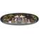 Primitive Nativity Oval Tray