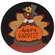 Happy Harvest Turkey Plate