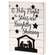 Oh Holy Night Nativity Silhouette Box Sign