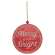 Merry & Bright Wood Hanging Sign 60440