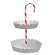 Candy Cane Two-Tiered Tray 70112