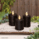 Warm Glow Textured Black Flicker Flame Timer Votive, 2.5" #85134Warm Glow Textured Black Flicker Flame Timer Pillar, 2.5" #85134