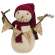 Snowman Doll with "Snow" Banner #CS38955