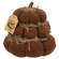 "Pumpkins 10 Cents" Stuffed Pumpkin Stack