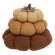 Mossy Top Stuffed Primitive Pumpkin Stack #CS38972