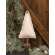 Fringed Stuffed Ivory Canvas Christmas Tree on Base, 11.5" #CS38979