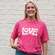 Vintage Love T-Shirt, Heather Red L153;