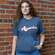 Vintage America T-Shirt, Heather Navy L155;