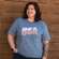 USA Stars & Stripes T-Shirt, Heather Indigo L156;