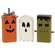 3 Set, Chunky Wooden Halloween Friend Sitters