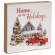 Home for the Holidays Vintage Red Truck Box Sign #37935