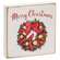 Merry Christmas Wreath Square Block #37938