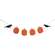 "Fall" Wooden Pumpkin & Crow Garland
