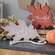 Thankful and Blessed Beige Wooden Leaf Sitter w/Beads 38061;
