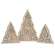 Glittered Wooden Joy to the World & Snowflake Christmas Tree Sitters, 3/Set 38109