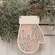 Glittered Hello Mitten Snowflake Mitten Ornament 38110;