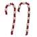 38170 Wooden Bead & Button Candy Cane;