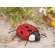 38190 Distressed Wooden Lady Bug w/Wire Legs