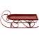 Red Metal Sled, Small #70152