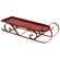 Red Metal Sled, Large