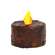 Burnt Mustard Switch Tealight - Battery Operated