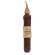 Twisted Flame Timer Taper - Burgundy 6" #84524