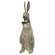 Antiqued Wooden Bunny;