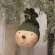 Small Hanging Knit Hat Snowman Head #CS39005